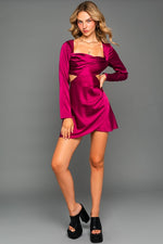 Load image into Gallery viewer, Solano Satin Mini Dress
