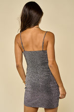 Load image into Gallery viewer, Tess Glitter Mini Dress
